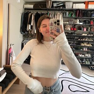 Cotton Citizen White Monaco LS Tee